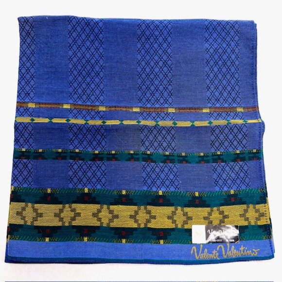 Set:3 Neckties Valentino-Luciano-Ermenegildo +1 Vlentino Handkerchief Blue (59) - Picture 4 of 13